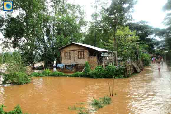 Mandalay: ဒု႒၀တီျမစ္ေရၾကီး အမရပူရျမိဳ႕နယ္ ေက်းရြာမ်ားကို ျမစ္ေရ၀င္ေန