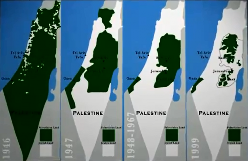 Israel Palestine - Lies through maps