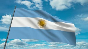 stock-footage-argentina-flag-waving-against-time-lapse-clouds-background