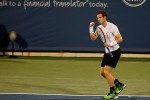 CINCINNATI, OH - AUGUST 20: Andy Murray of Great Britain celebrates after defeating Grigor Dimitrov of Bulgaria in three sets during the Western & Southern Open at the Linder Family Tennis Center on August 20, 2015 in Cincinnati, Ohio.  (Photo by Rob Carr/Getty Images)