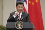 Chinese President Xi Jinping addresses a joint news conference with U.S. President Barack Obama in the Rose Garden at the White House in Washington September 25, 2015. REUTERS/Gary Cameron