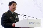 China's Defence Minister Chang Wanquan delivers a speech as he attends the 4th Moscow Conference on International Security (MCIS) in Moscow April 16, 2015. REUTERS/Sergei Karpukhin