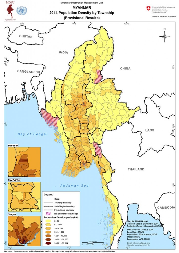 myanmar map