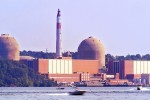 BUCHANAN, NY - AUGUST 3:  The Indian Point nuclear power plant is seen August 3, 2002 in Buchanan, New York. New York Governor George Pataki has hired James Lee Witt, former head of the Federal Emergency Management Agency in the Clinton administration, to review the safety of all New York communities near nuclear facilities.  (Photo by Stephen Chernin/Getty Images)