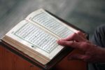 A Syrian Muslim man reads the Koran, Islam's holy book, at a mosque in Kafr Batna, in the rebel-held Eastern Ghouta area, on the outskirts of the capital Damascus, on June 6, 2016, on the first day of the holy month of Ramadan.
Islamic authorities across much of the world -- from the most populous Muslim-majority country Indonesia to Saudi Arabia, home to the faith's holiest sites -- announced the start of the fasting month with the sighting of the crescent moon. Marking the divine revelation received by Islam's Prophet Mohammed, the month sees Muslim faithful abstain from eating, drinking, smoking and having sex from dawn to dusk. / AFP PHOTO / AMER ALMOHIBANY