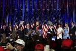 President-elect Donald Trump addresses his Victory Night party on Tuesday, Nov. 8, 2016 in New York's Manhattan borough. Trump defeated Democratic nominee Hillary Clinton in the contest for president of the United States.President-elect Donald Trump addresses his Victory Night party on Tuesday, Nov. 8, 2016 in New York's Manhattan borough. Trump defeated Democratic nominee Hillary Clinton in the contest for president of the United States.