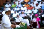 Nigeria's President Muhammadu Buhari presents the 2017 National Budget to the National Assembly in Abuja, Nigeria December 14, 2016. REUTERS/Stringer