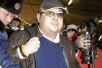 Kim Jong Nam arrives at Beijing airport in Beijing, China, in this photo taken by Kyodo February 11, 2007. Picture taken February 11, 2007. Kyodo/via REUTERS