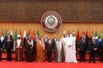 Arab leaders and head of delegations pose for a group photograph during the 28th Ordinary Summit of the Arab League at the Dead Sea, Jordan March 29, 2017. REUTERS/Mohammad Hamed - RTX3363J