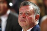 Jordan's King Abdullah II listens during the opening ceremony of the COP21, United Nations Climate Change Conference, in Le Bourget, outside Paris, Monday, Nov. 30, 2015.  (AP Photo/Thibault Camus, Pool)