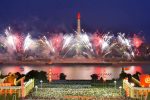 This September 6, 2017 picture released from North Korea's official Korean Central News Agency (KCNA) on September 7, 2017 shows fireworks displaying while Pyongyang residents and military people holding a celebration rally on the test of a hydrogen bomb for ICBM at Kim Il Sung Square in Pyongyang. / AFP PHOTO / KCNA VIS KNS / STR /  - South Korea OUT / REPUBLIC OF KOREA OUT   ---EDITORS NOTE--- RESTRICTED TO EDITORIAL USE - MANDATORY CREDIT "AFP PHOTO/KCNA VIA KNS" - NO MARKETING NO ADVERTISING CAMPAIGNS - DISTRIBUTED AS A SERVICE TO CLIENTS
THIS PICTURE WAS MADE AVAILABLE BY A THIRD PARTY. AFP CAN NOT INDEPENDENTLY VERIFY THE AUTHENTICITY, LOCATION, DATE AND CONTENT OF THIS IMAGE. THIS PHOTO IS DISTRIBUTED EXACTLY AS RECEIVED BY AFP.  /