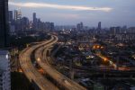 AKLEH highway seen empty during MCO in KL . 8 April 2020 . Picture by Choo Choy May