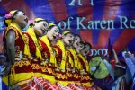 31-01-19 -PHOTO:- Steve Tickner
Ethnic Karen women attending 70th Anniversary event